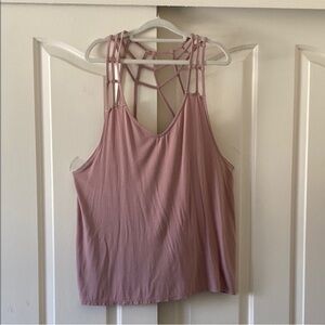 RVCA Mauve Strappy Tank Top. Size XL